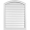 Ekena Millwork Arch Top Surface Mount PVC Gable Vent w/ 2"W x 2"P Brickmould Sill Frame, 26"W x 32"H GVPAR26X3203SN - alternate 1